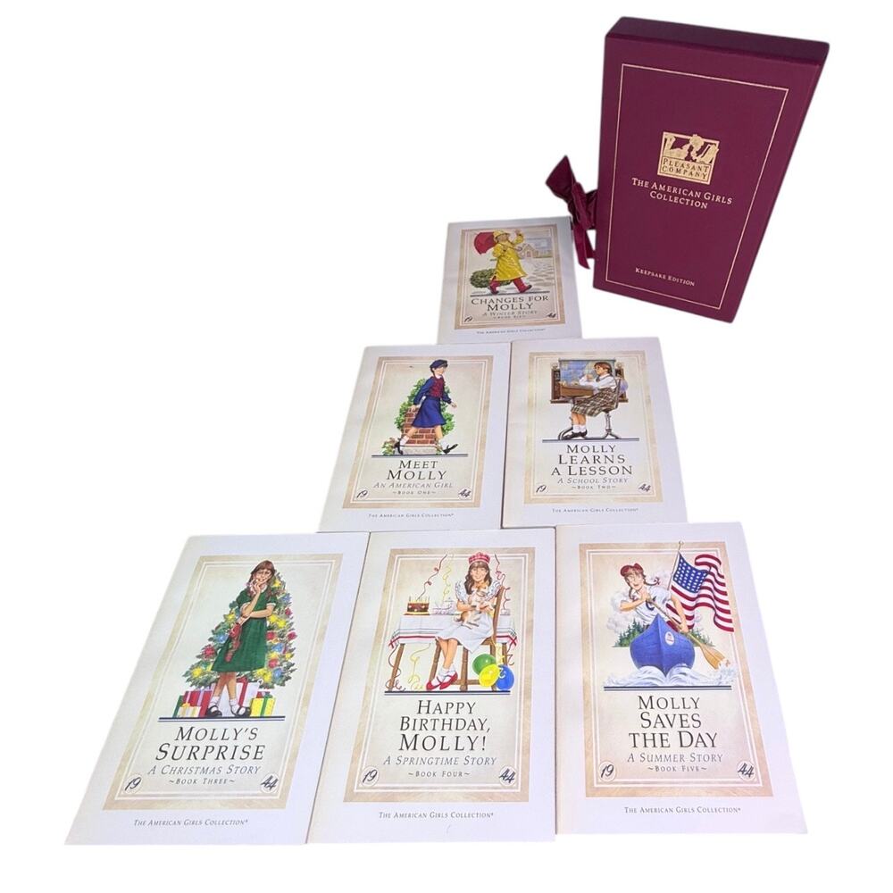 American Girl Mollys Collection 6 Book Set Keepsake 1st Edition Pleasant Company